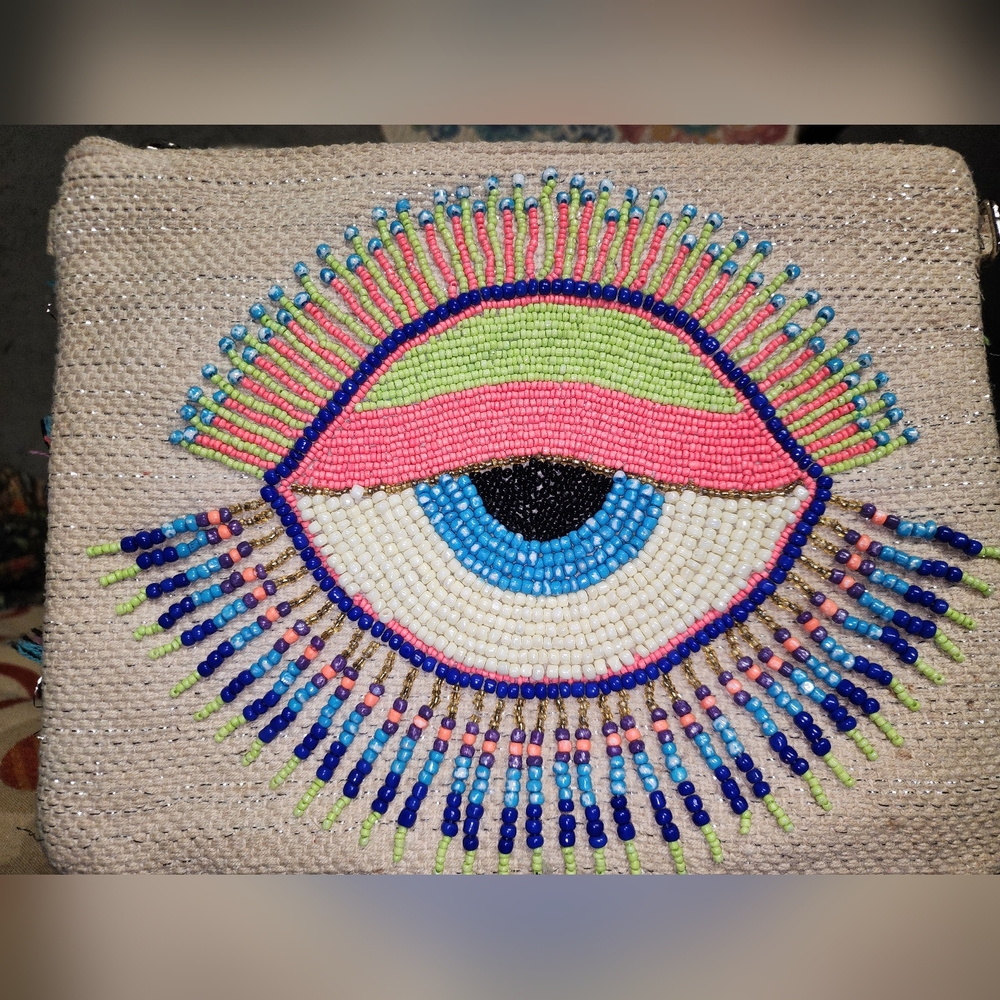 Lazy Daze Evil Eye Clutch